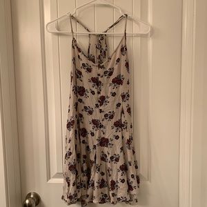 Cream flower dress